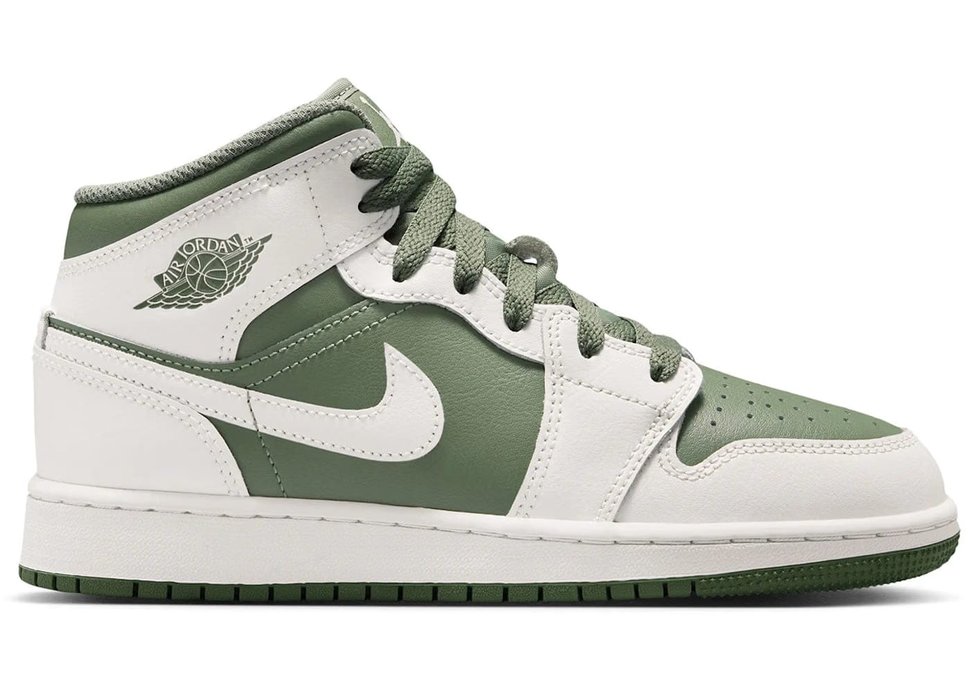 Jordan 1 Mid Vintage Lichen Gs