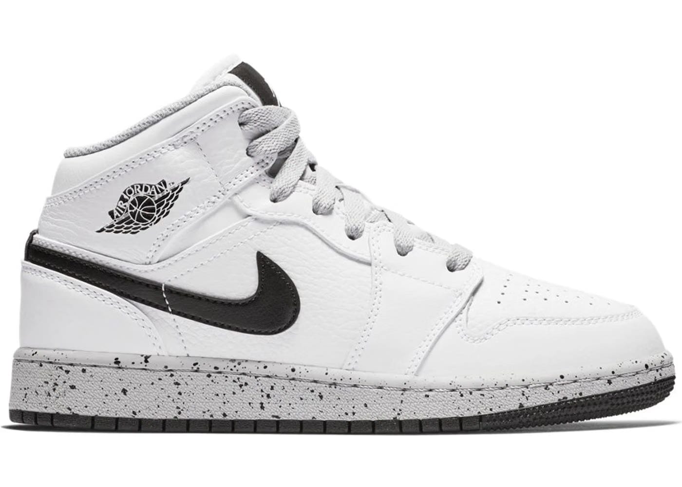 Jordan 1 Mid White Cement Gs