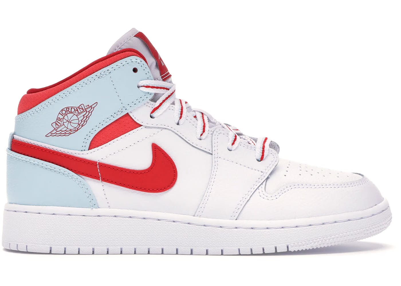 Jordan 1 Mid White Topaz Mist Gs