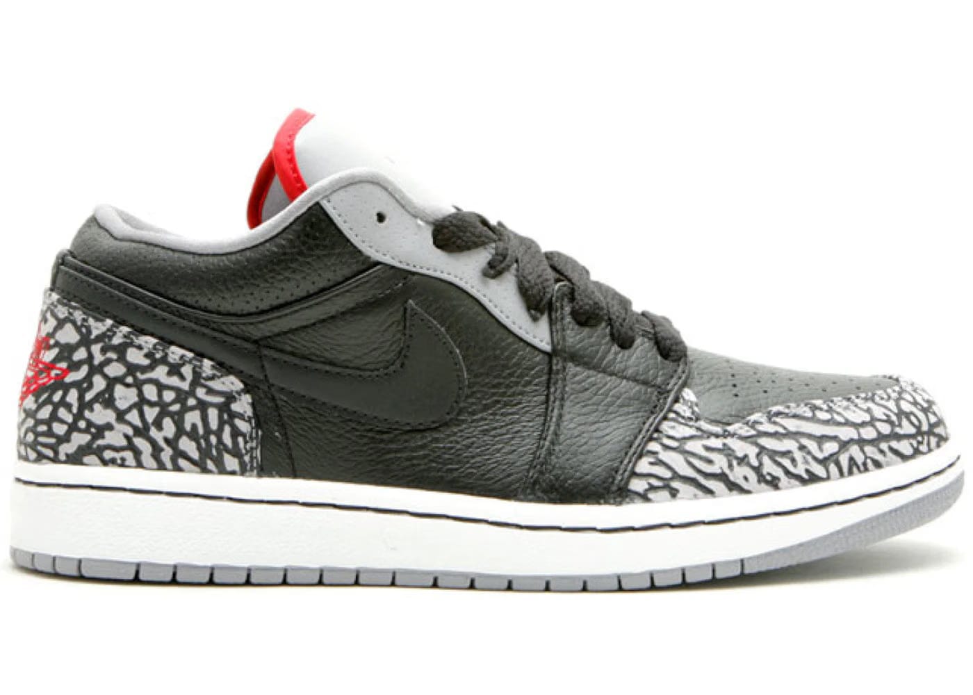 Jordan 1 Phat Low Black Cement 2008