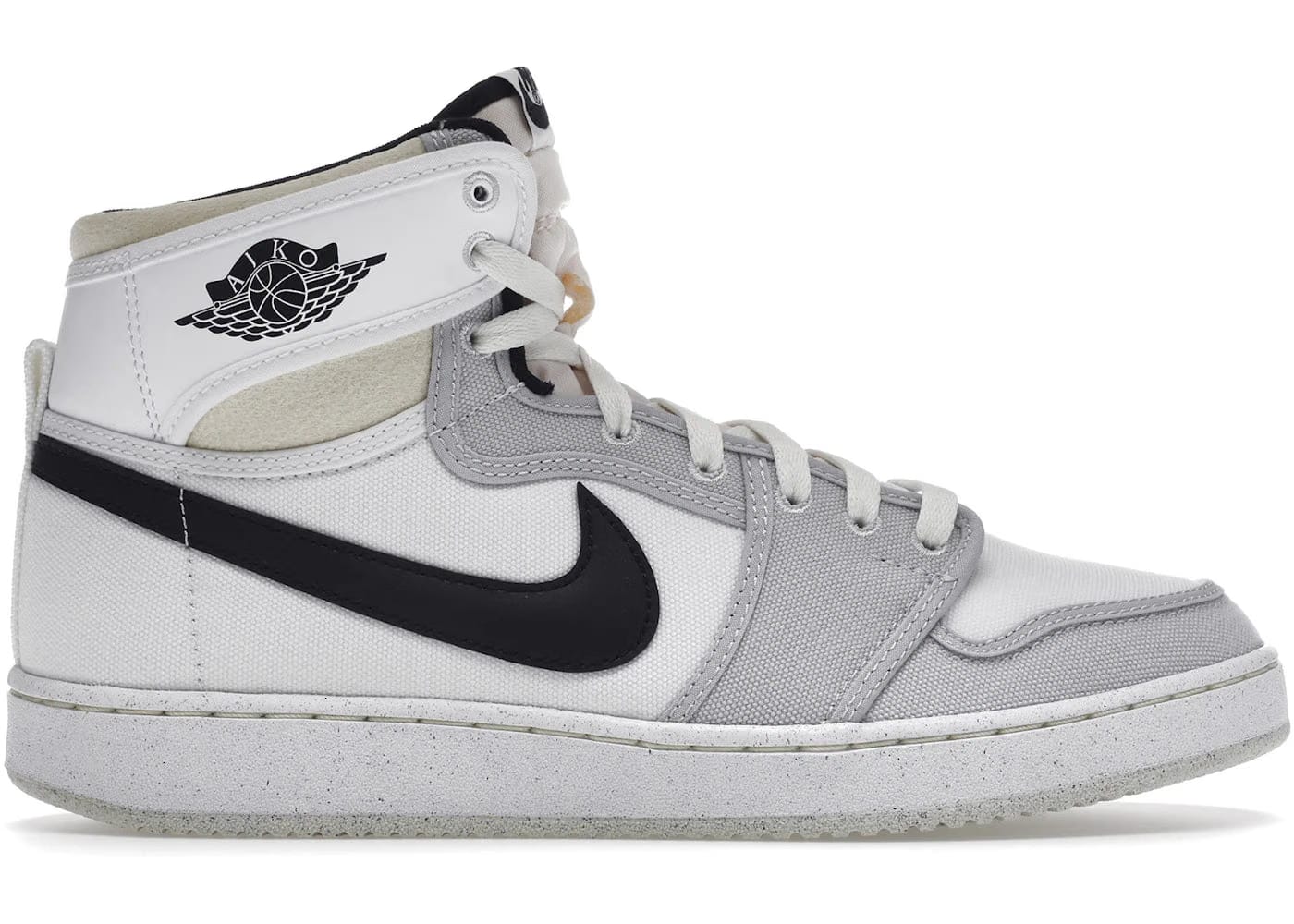 Jordan 1 Retro Ajko White Black Grey Fog