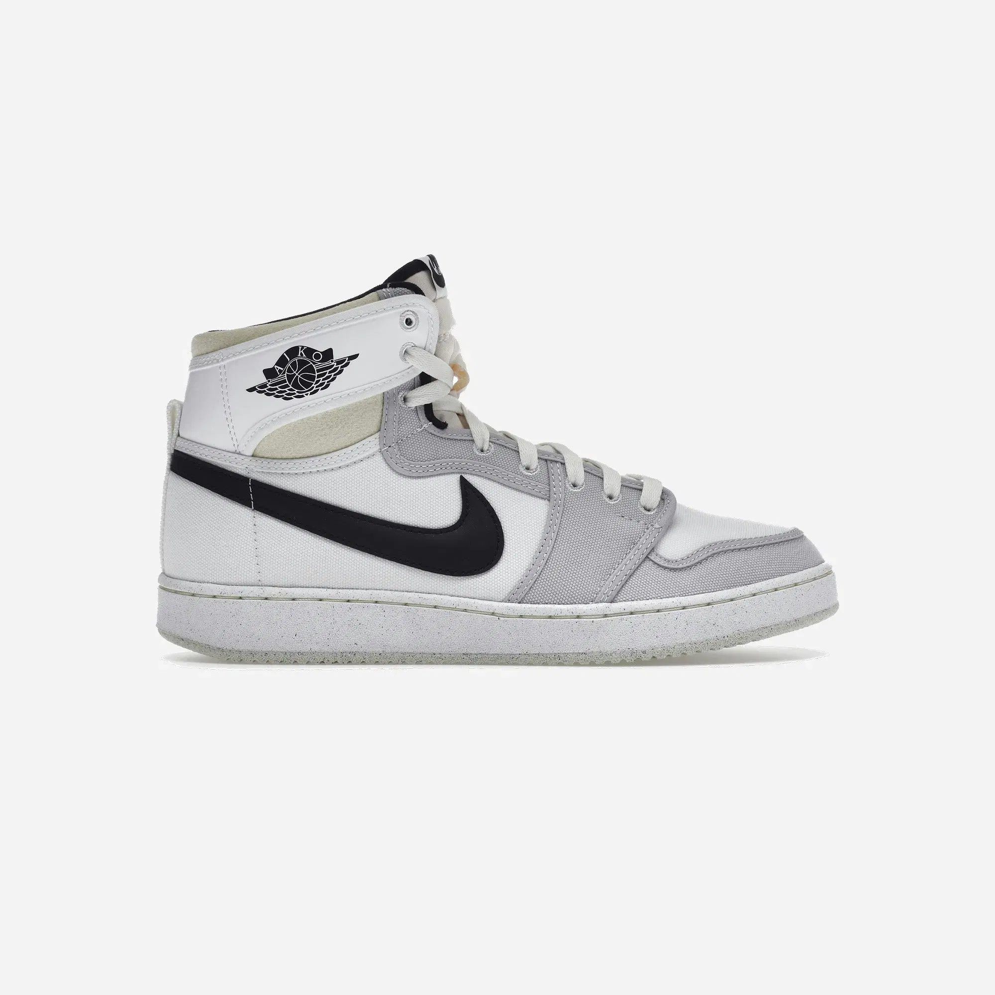 Jordan 1 Retro Ajko White Black Grey Fog