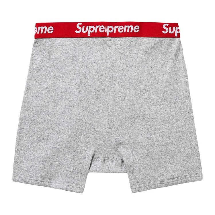 Supreme x Hanes Boxer Briefs (2 Pack) Heather Grey