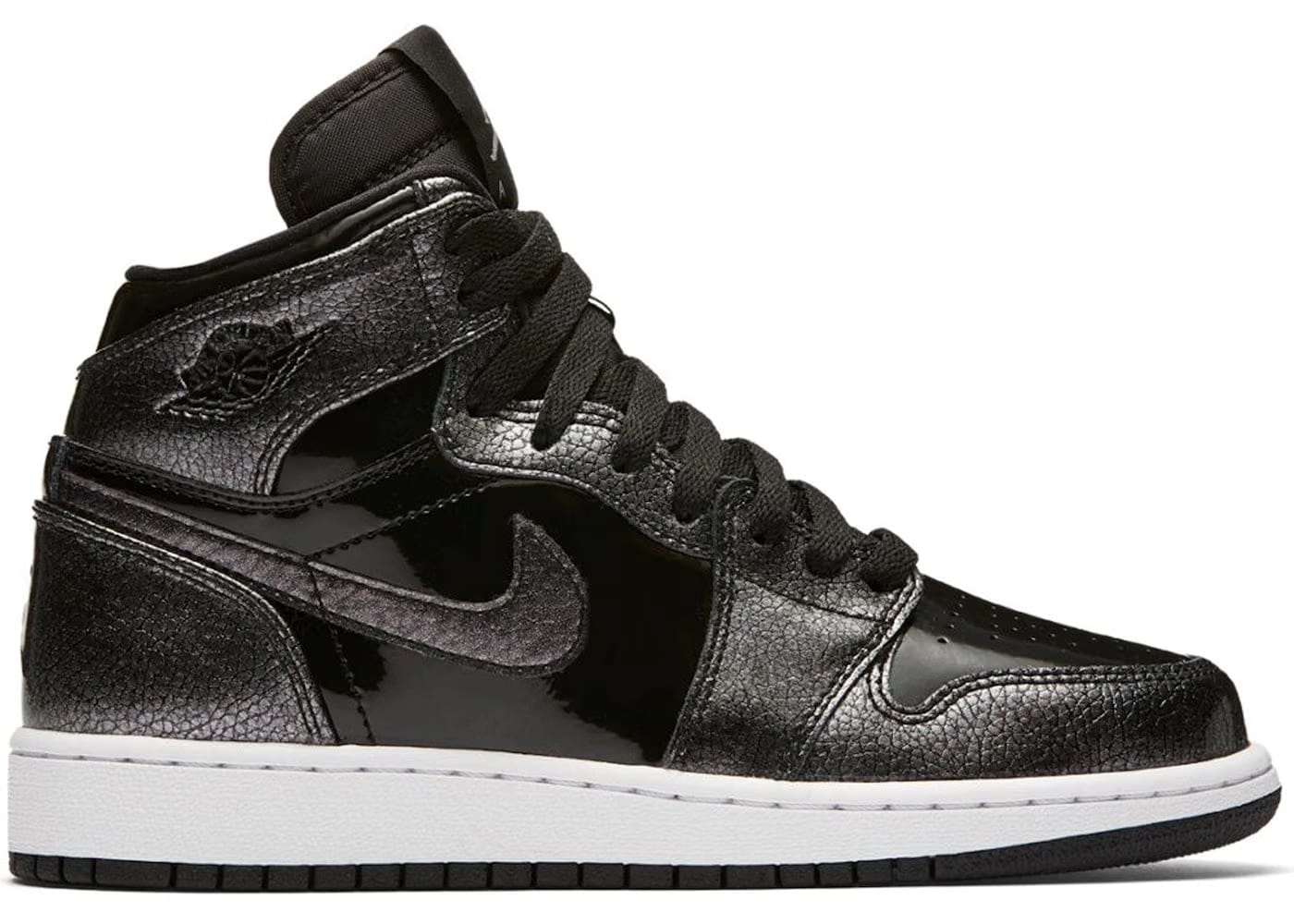 Jordan 1 Retro High Black Patent Gs