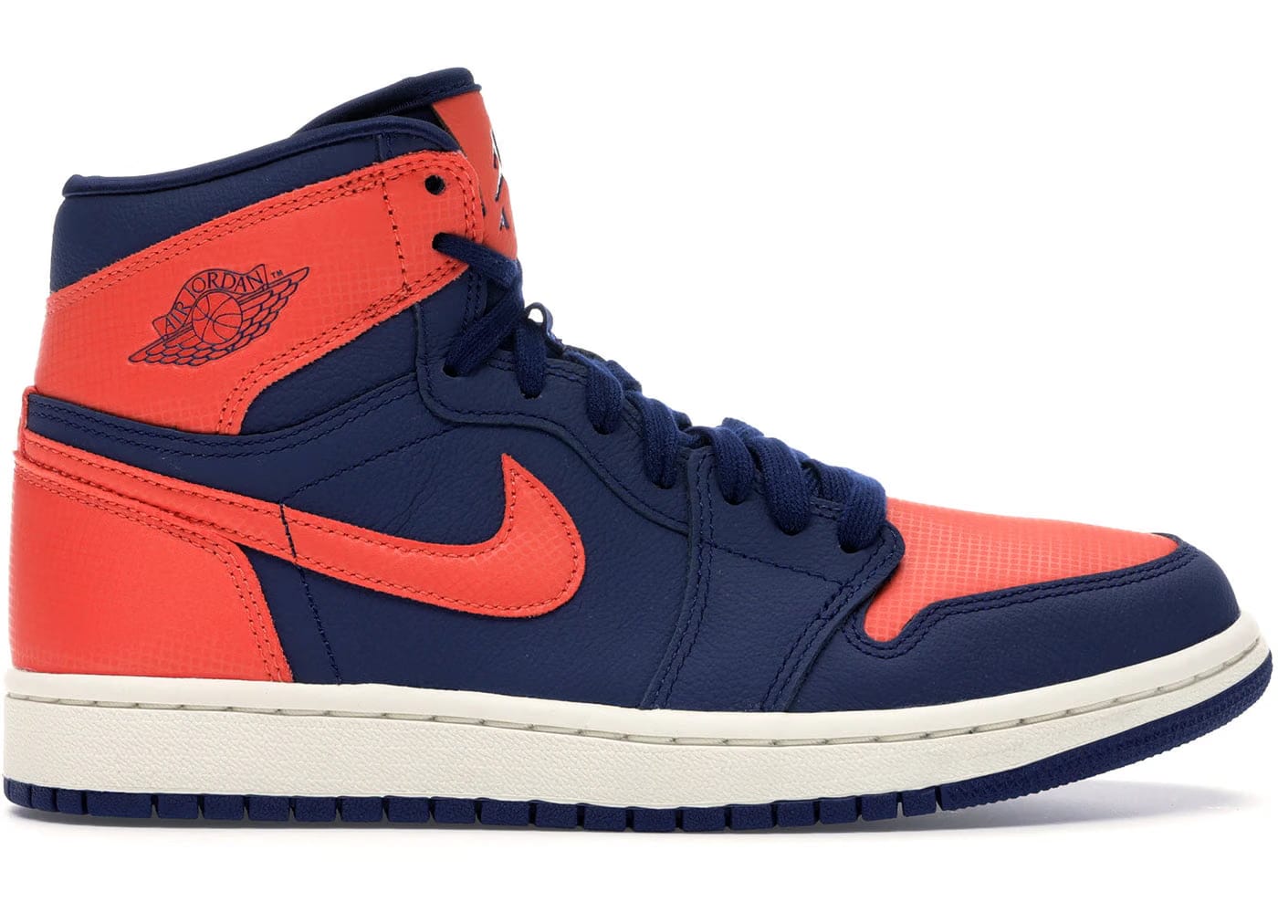 Jordan 1 Retro High Blue Void Turf Orange Womens