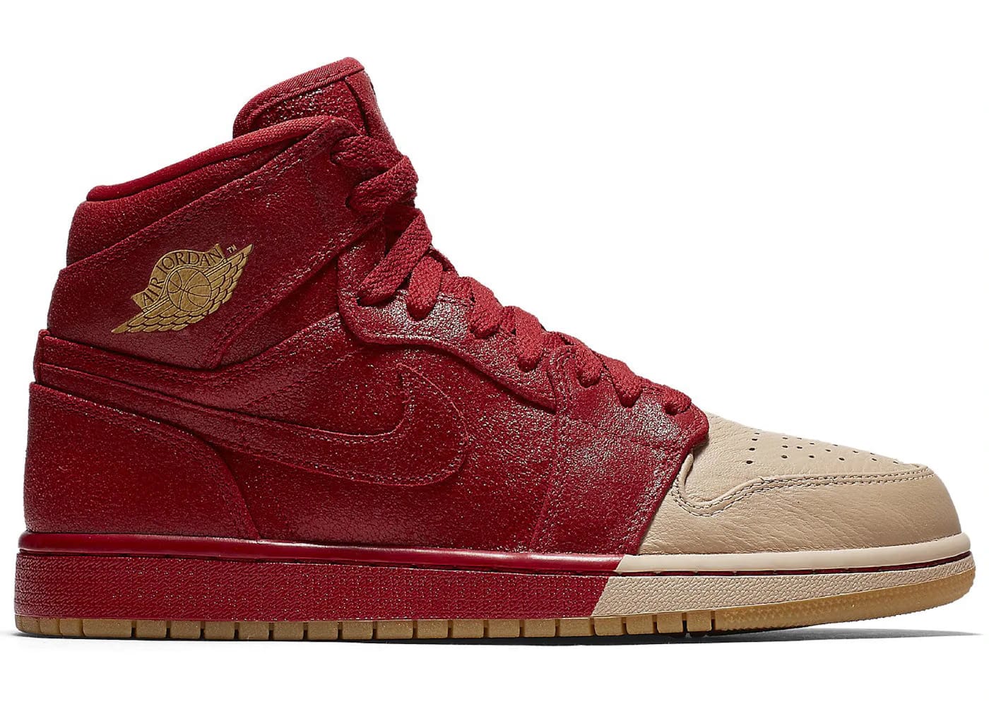 Jordan 1 Retro High Dip-Toe Red Womens