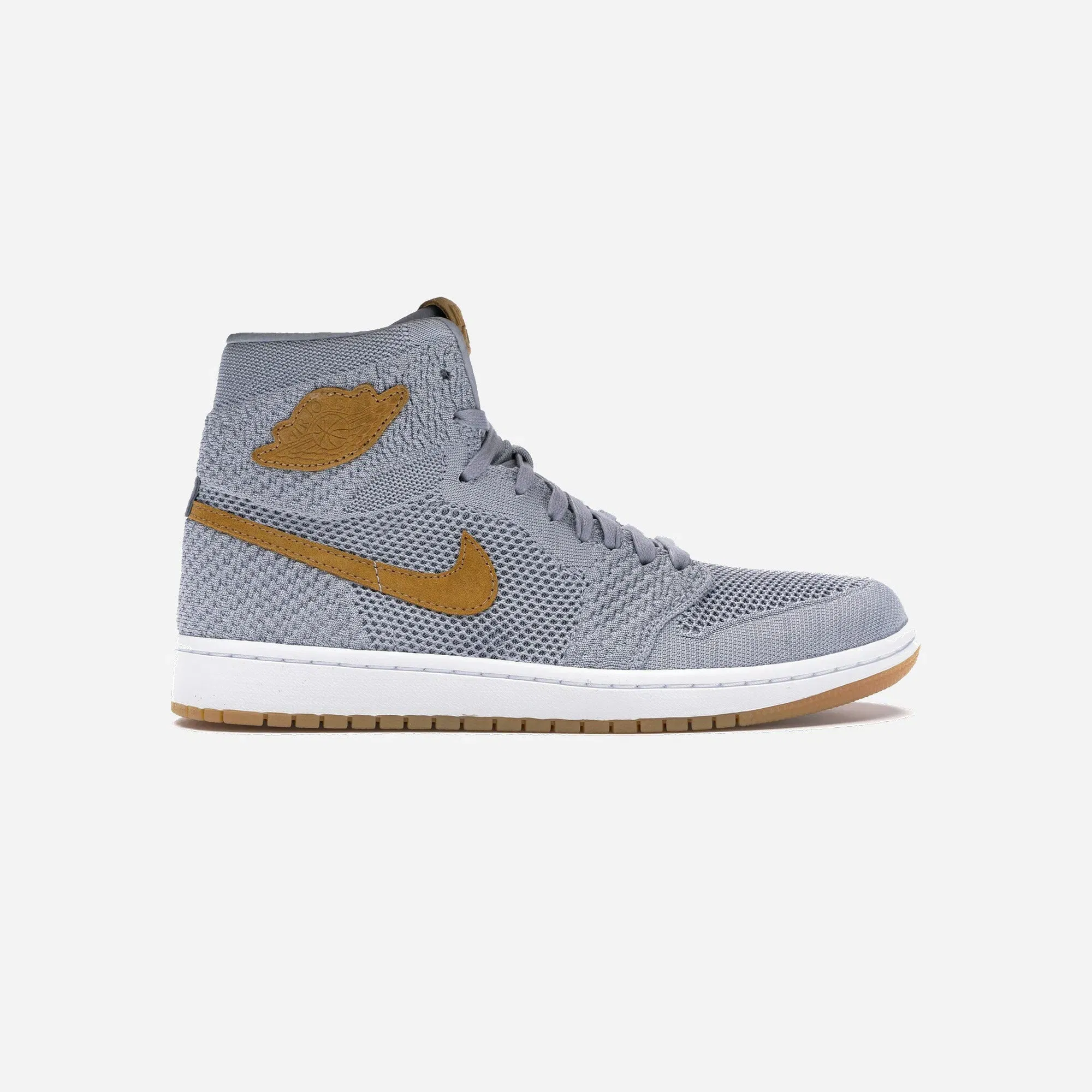 Jordan 1 Retro High Flyknit Wolf Grey