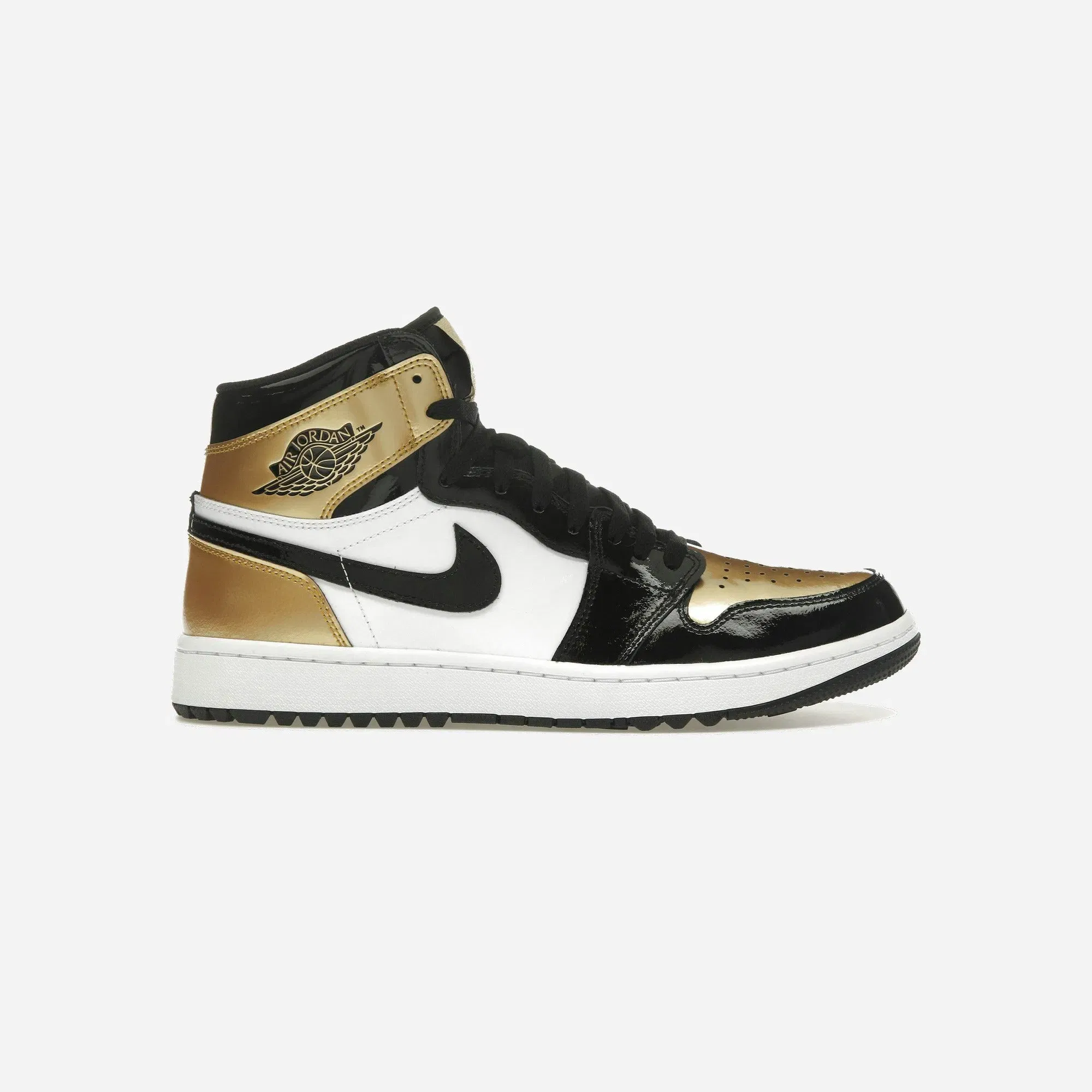 Jordan 1 Retro High Golf Patent Gold Toe