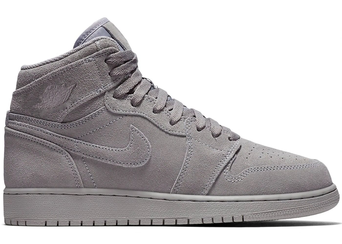 Jordan 1 Retro High Grey Suede Gs