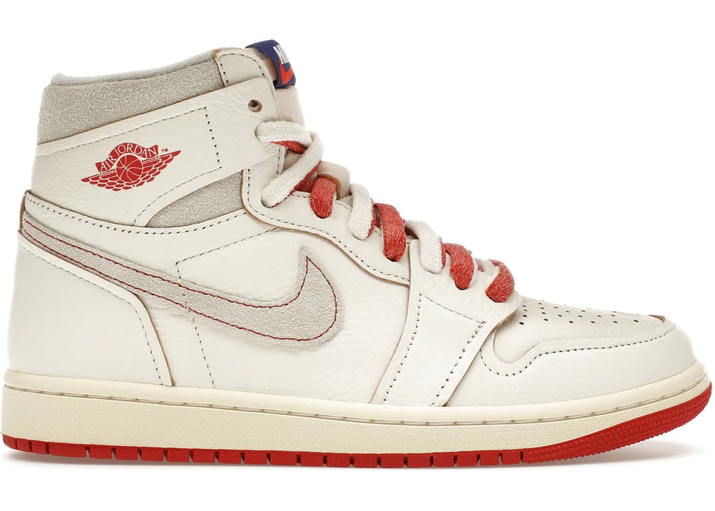 Jordan 1 Retro High Rare Air Sail Cinnabar Womens