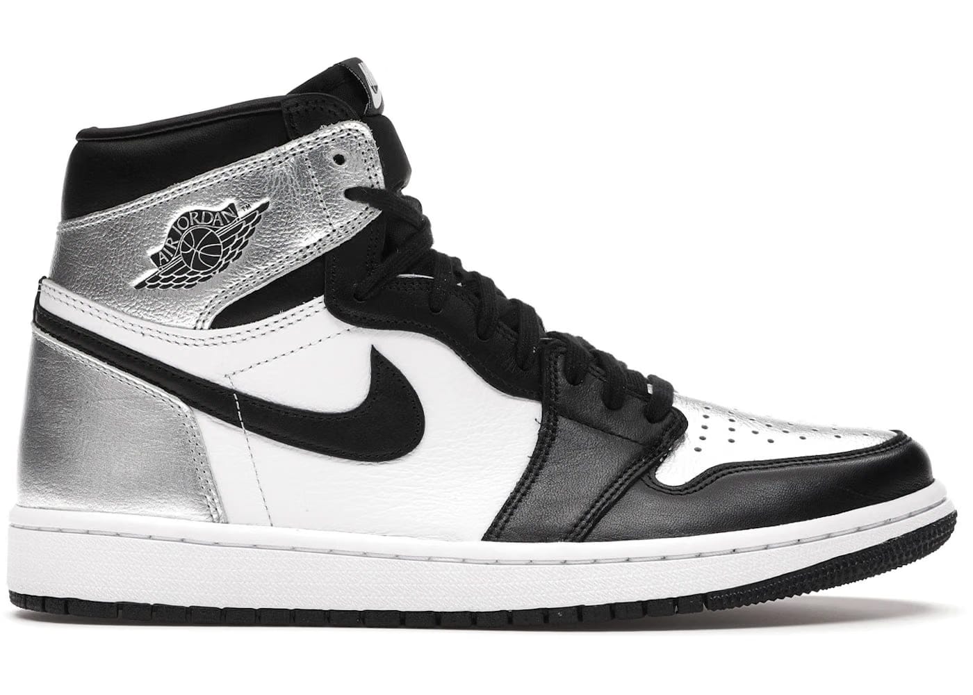 Jordan 1 Retro High Silver Toe Womens