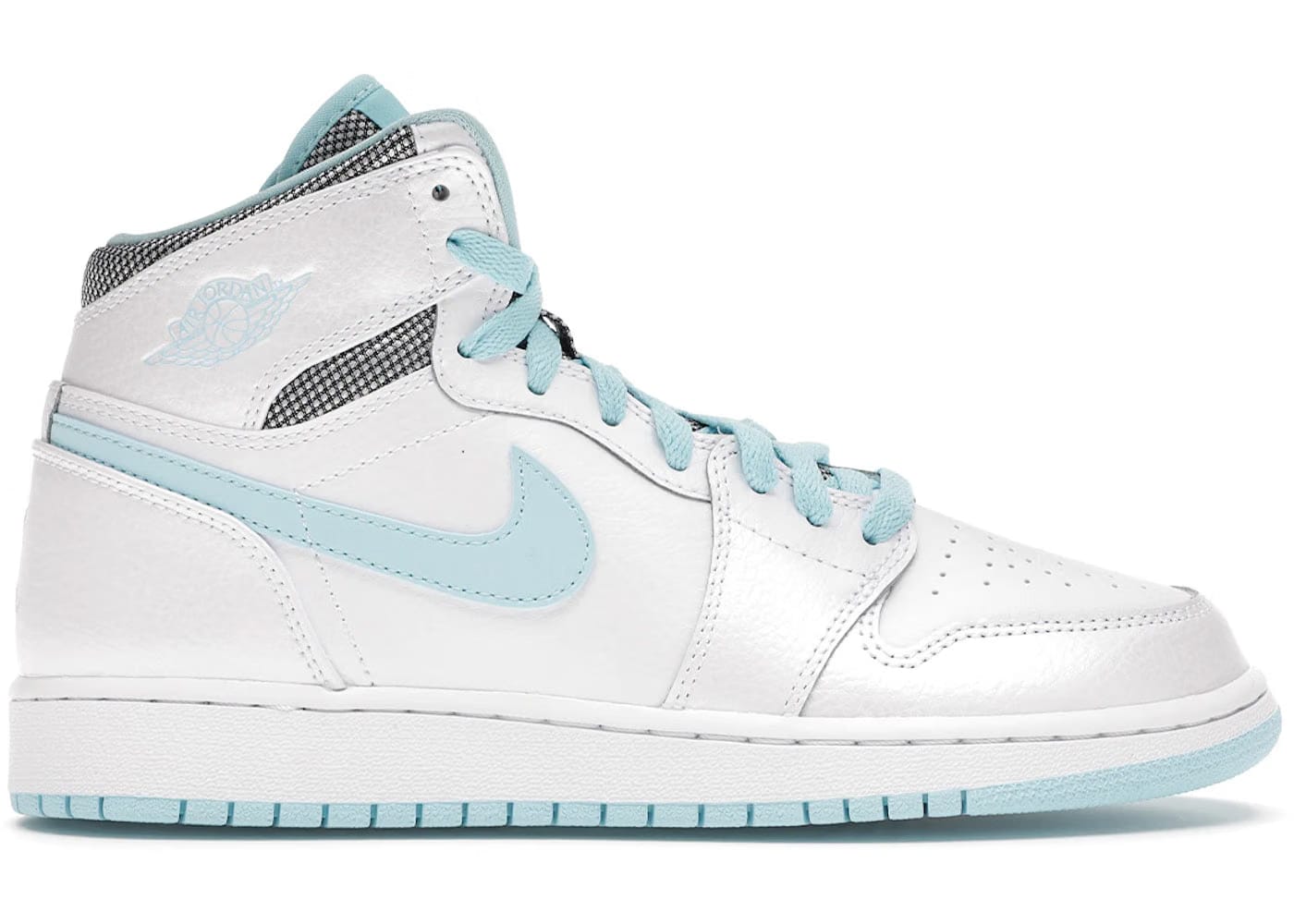Jordan 1 Retro High White Still Blue Gs