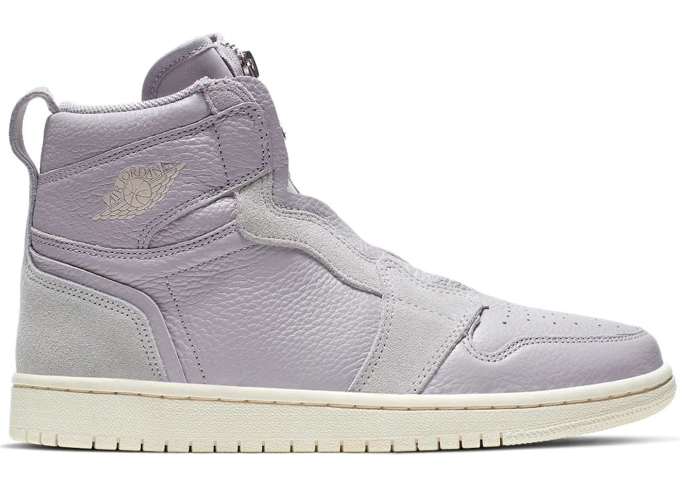 Jordan 1 Retro High Zip Atmosphere Grey Womens