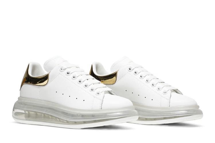 Alexander McQueen Wmns Oversized Sneaker 'Clear Sole - White Gold'
