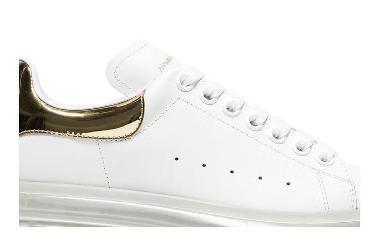 Alexander McQueen Wmns Oversized Sneaker 'Clear Sole - White Gold'