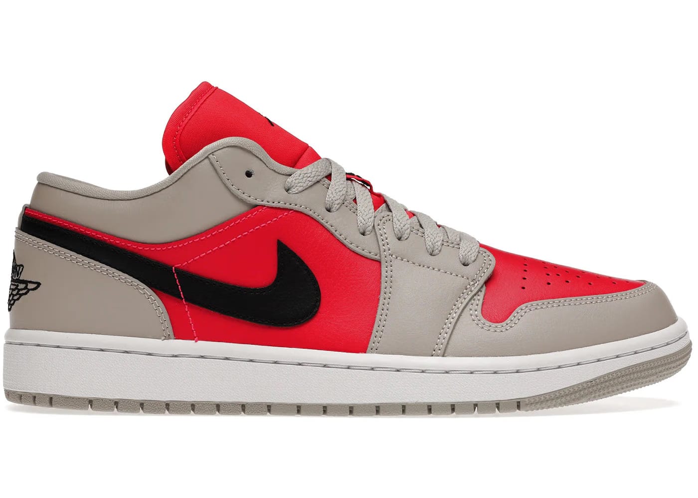 Jordan 1 Retro Low Light Iron Ore Siren Red Womens