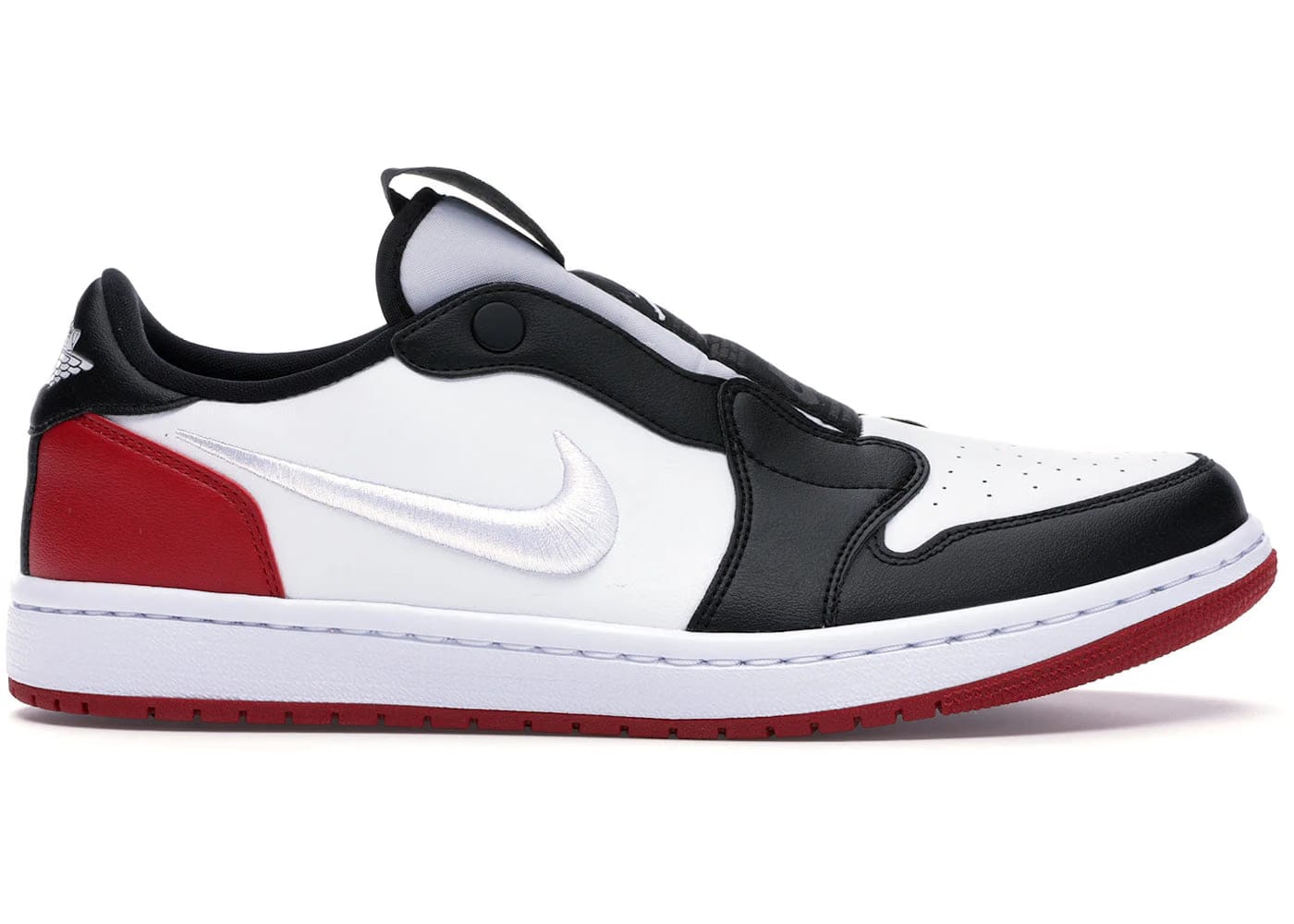 Jordan 1 Retro Low Slip Black Toe Womens