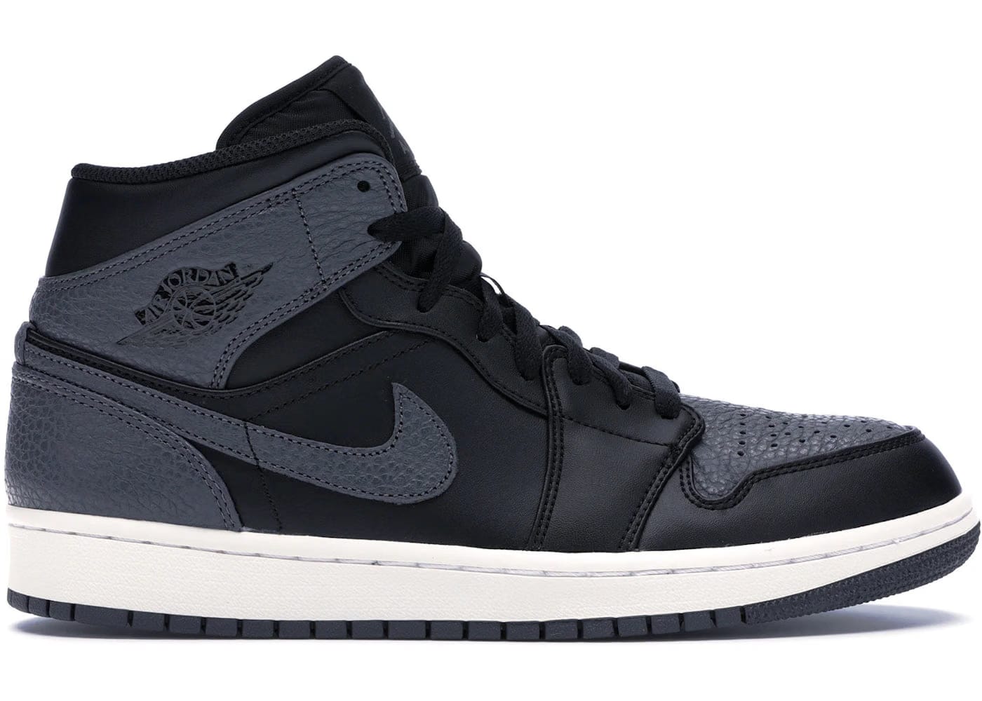 Jordan 1 Retro Mid Black Dark Grey