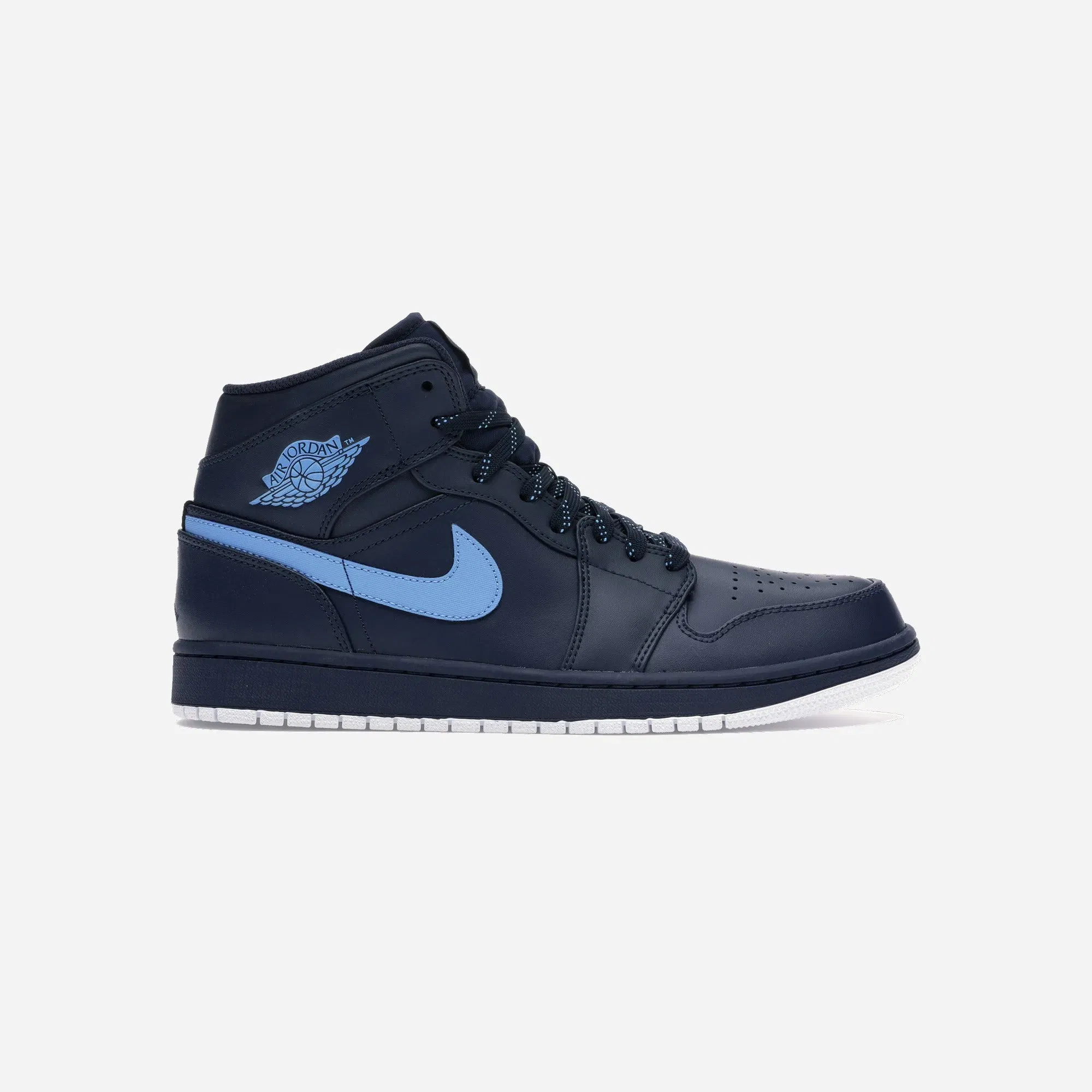 Jordan 1 Retro Mid Obsidian University Blue