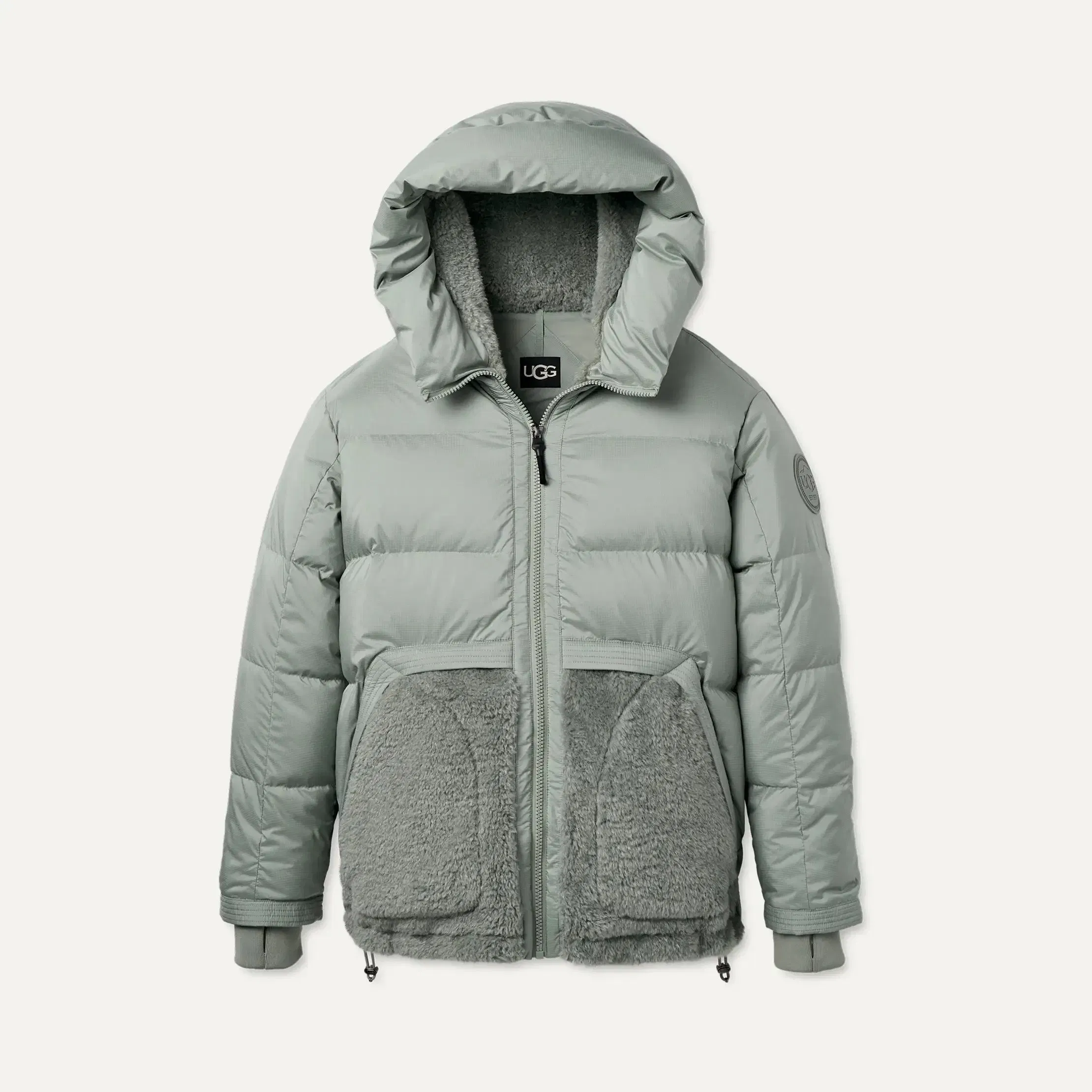 Ugg Metropeak Down Puffer Jacket Grey Mist
