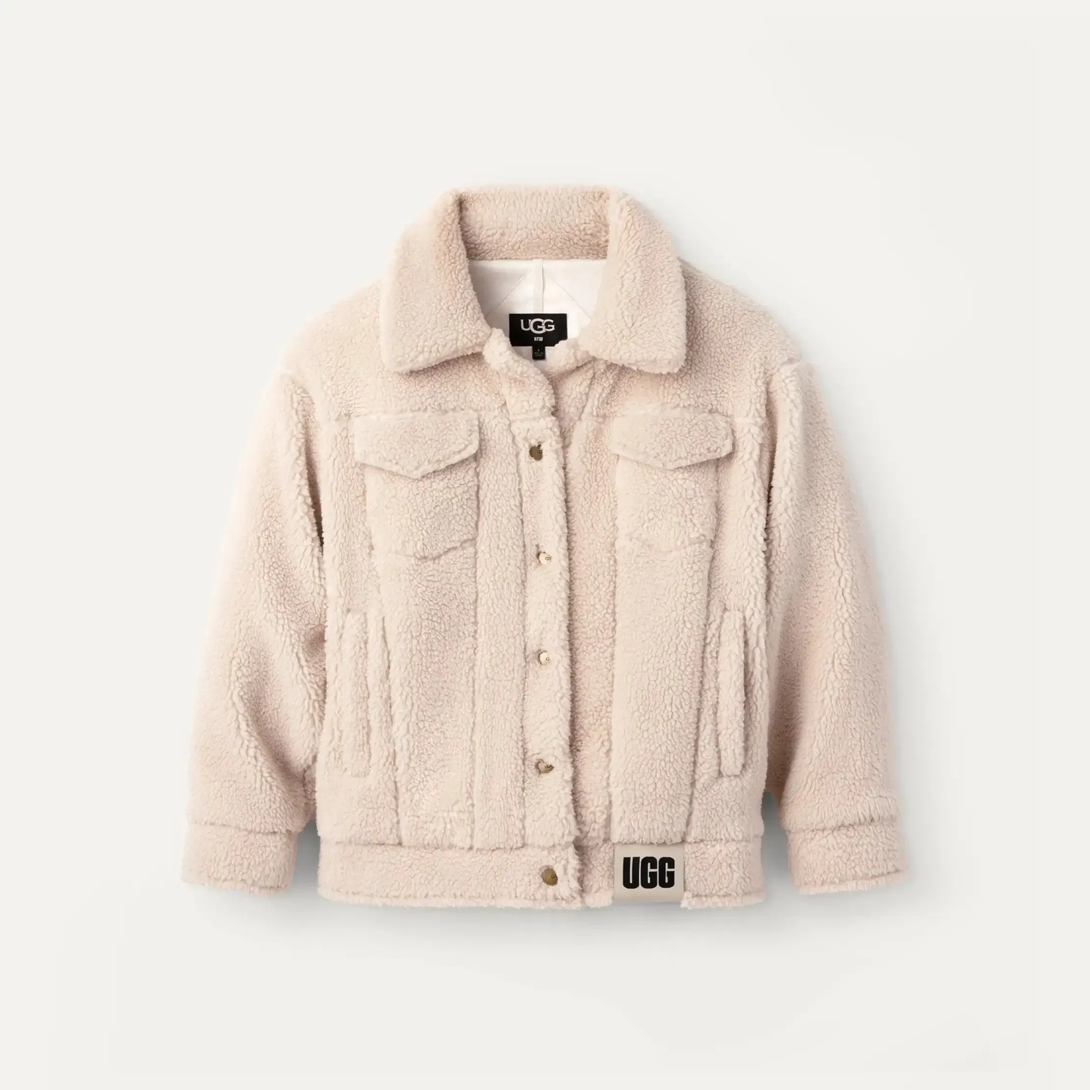 Ugg Frankie Sherpa Trucker Jacket Natural Ii