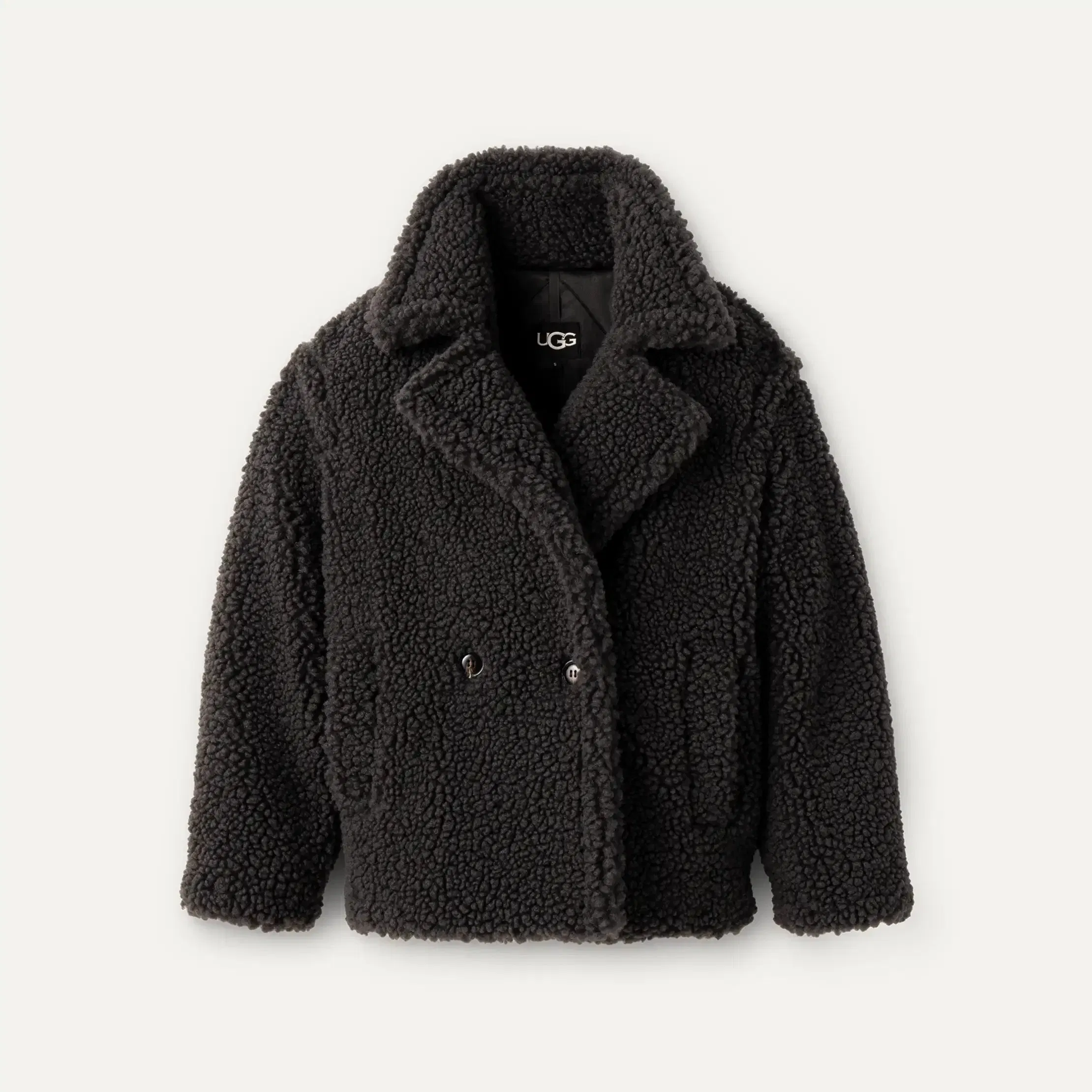 Ugg Gertrude Short Teddy Coat Ink
