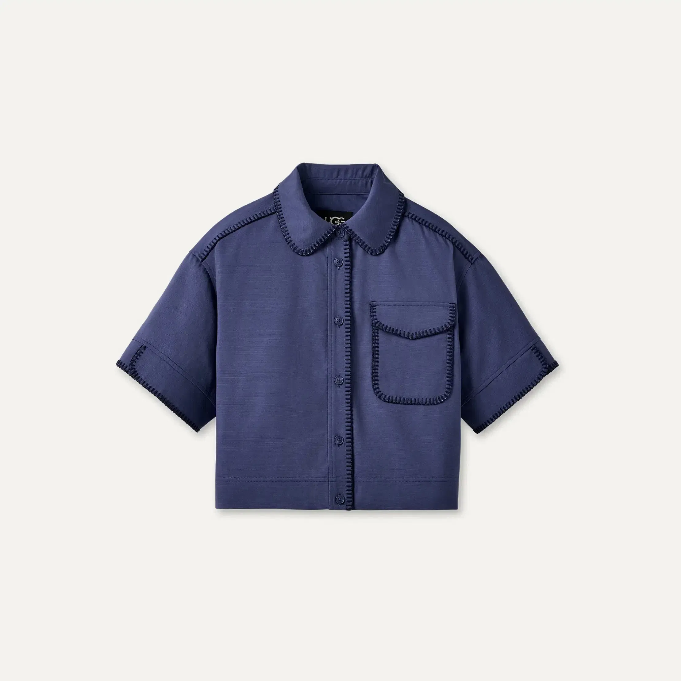 Ugg Nathalia Ss Button Up Top Amalfi
