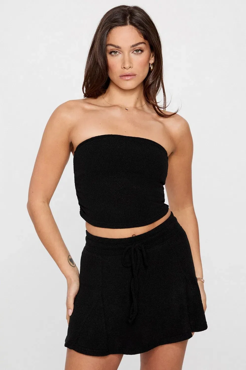 Fabletics Breezy Knit Ruched Tube Top