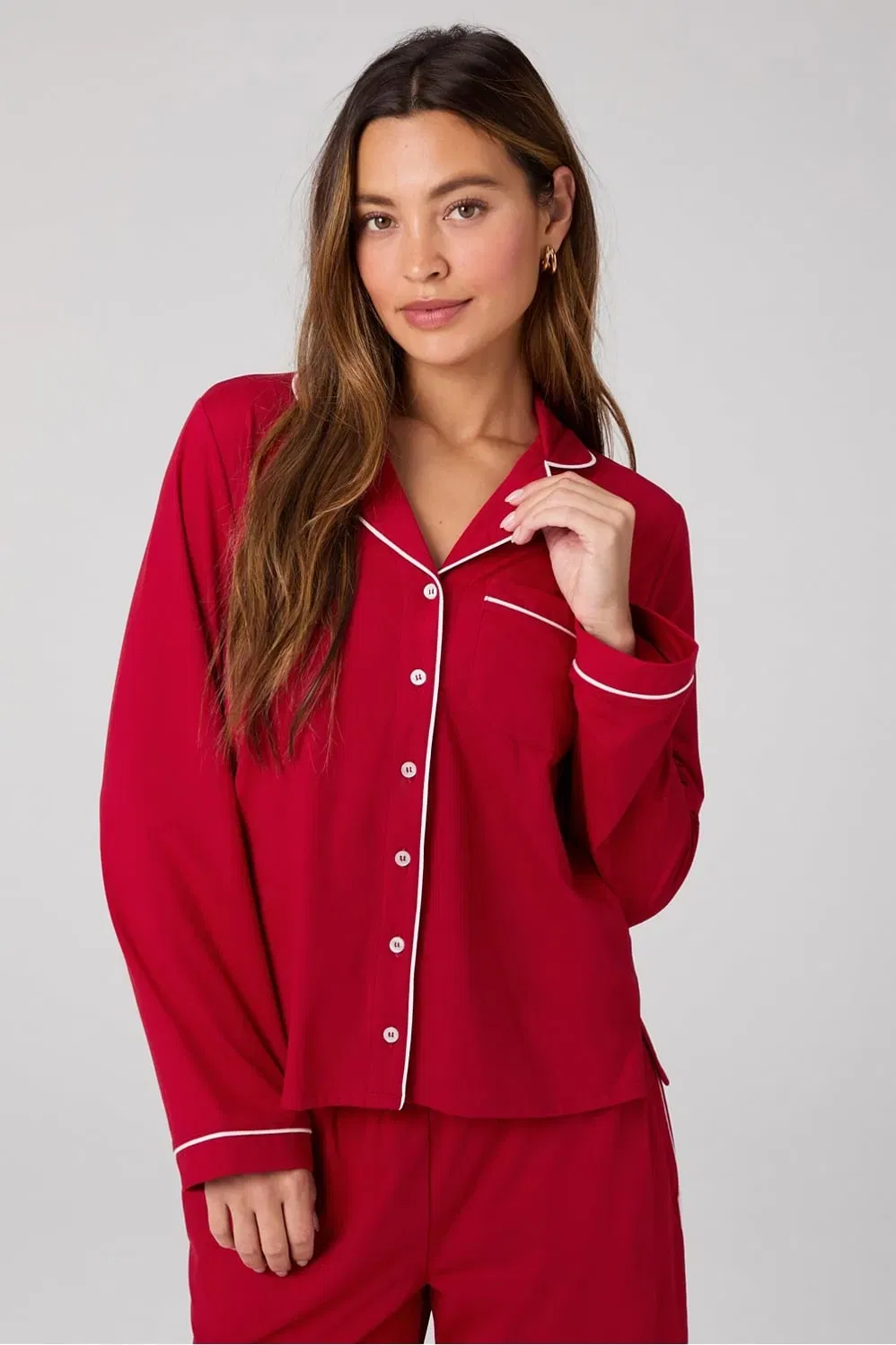 Fabletics Cloud Jersey Sleep Long Sleeve Top