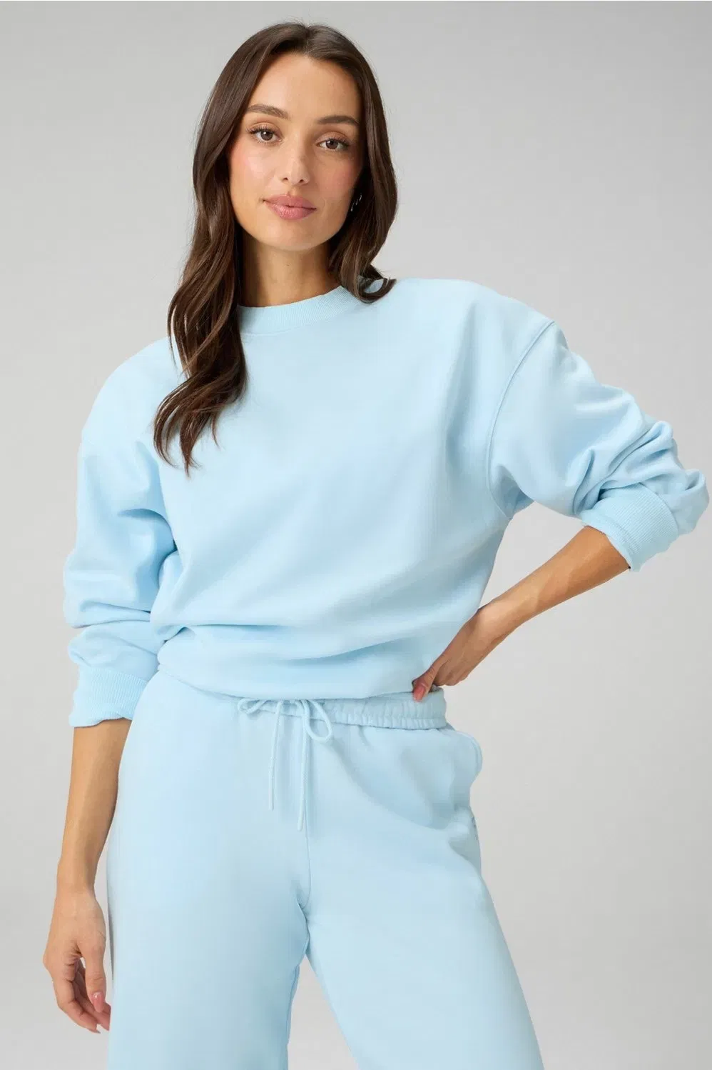 Fabletics Cozy Fleece Crew Neck Sweatshirt