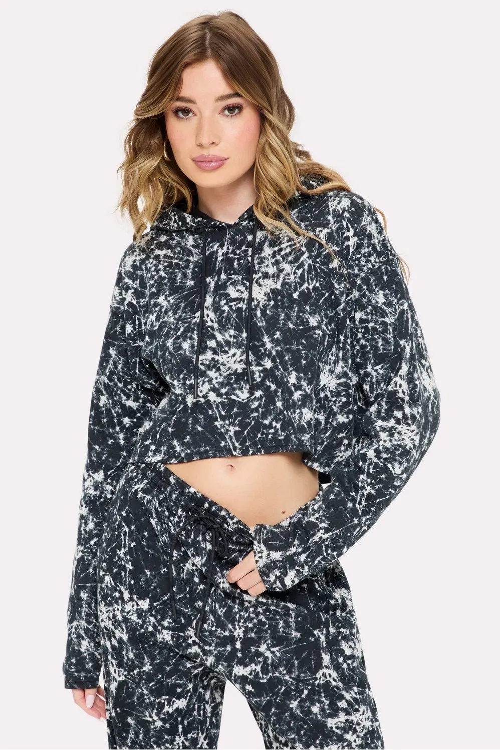 Fabletics Cozy Fleece Everyday Cropped Hoodie
