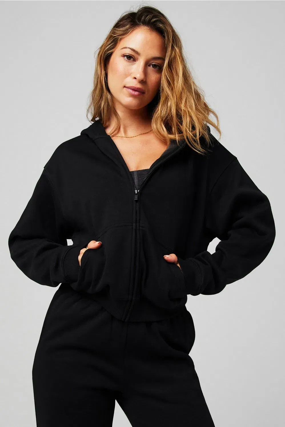 Fabletics Cozy Fleece Full Zip Hoodie