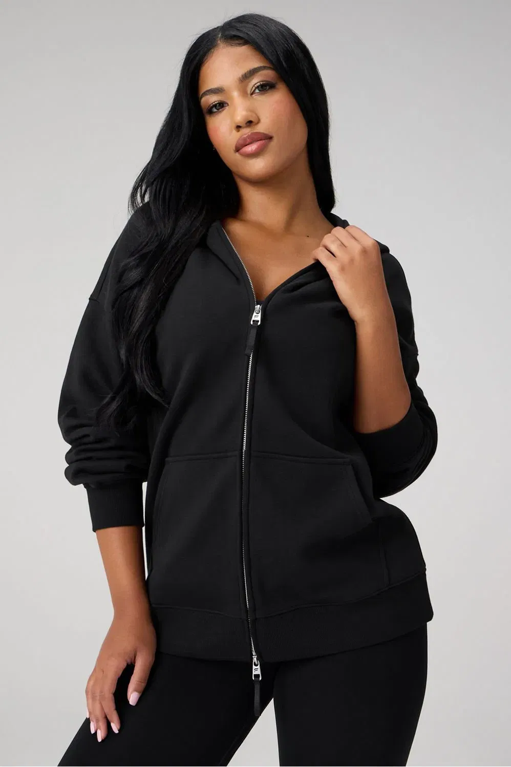 Fabletics Cozy Fleece Oversized Zip Up Hoodie