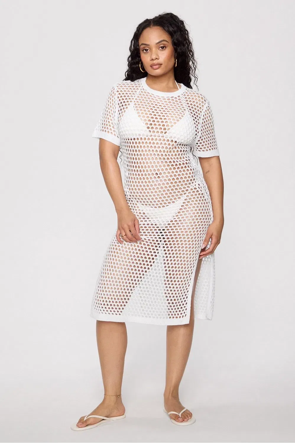Fabletics Crochet Midi Dress