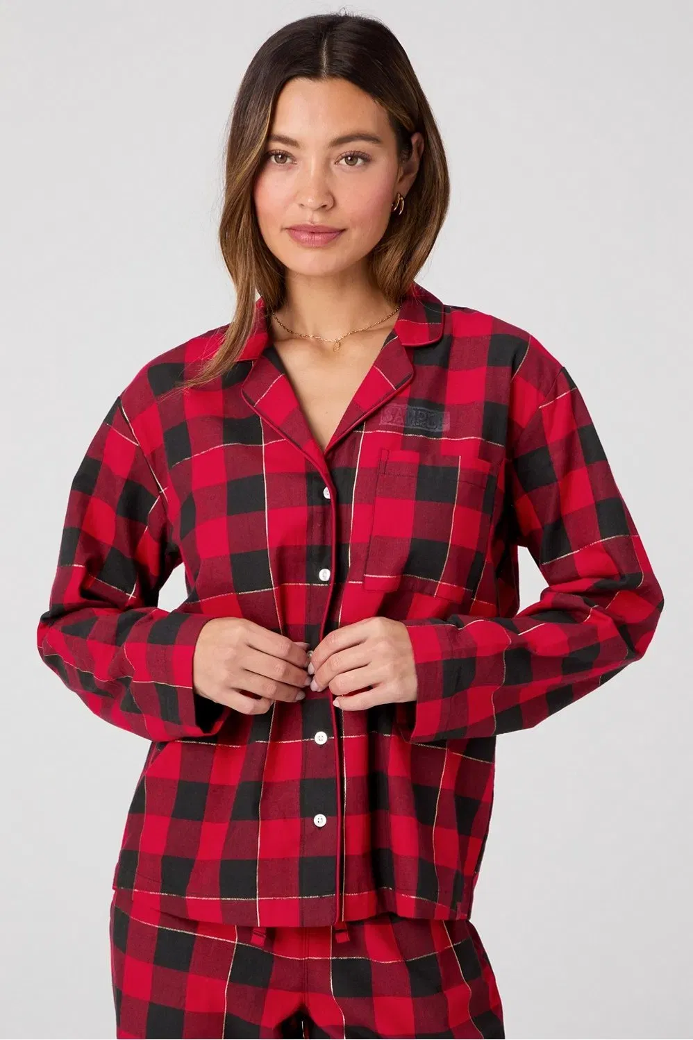 Fabletics Dream Flannel Long Sleeve Top