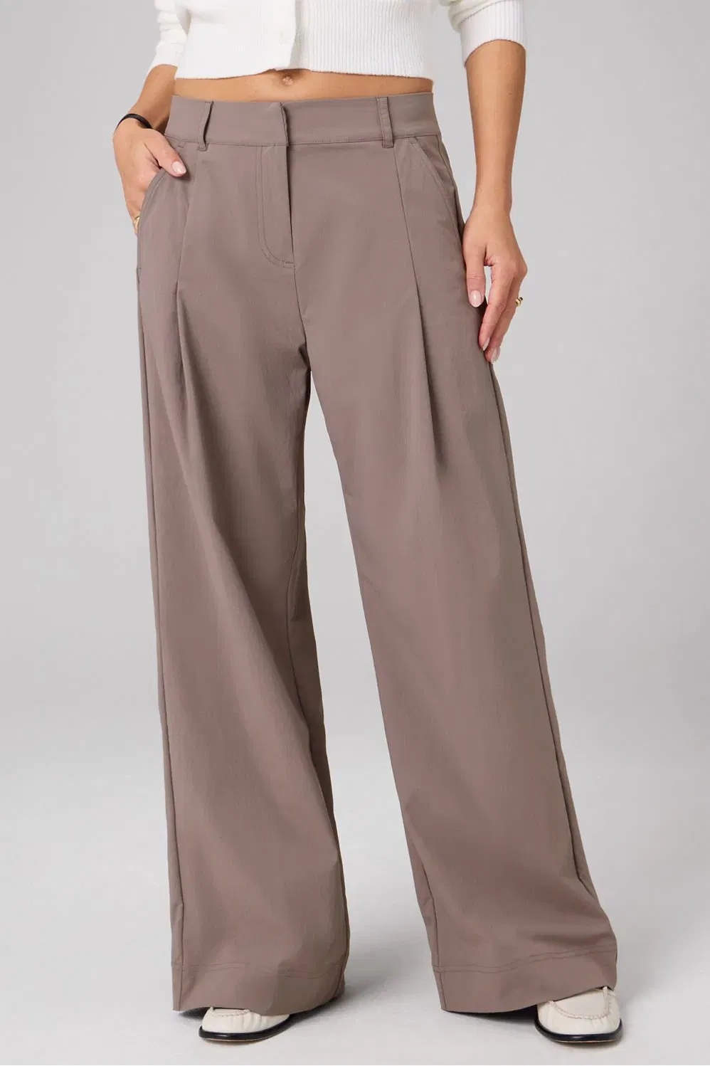 Fabletics Everyday Wide Leg Mid - Rise Trouser