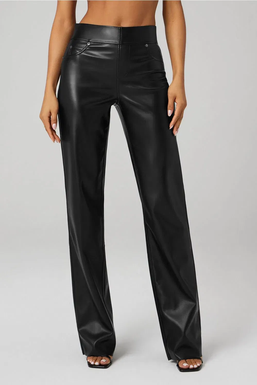 Fabletics Leatherette Straight Leg Pant