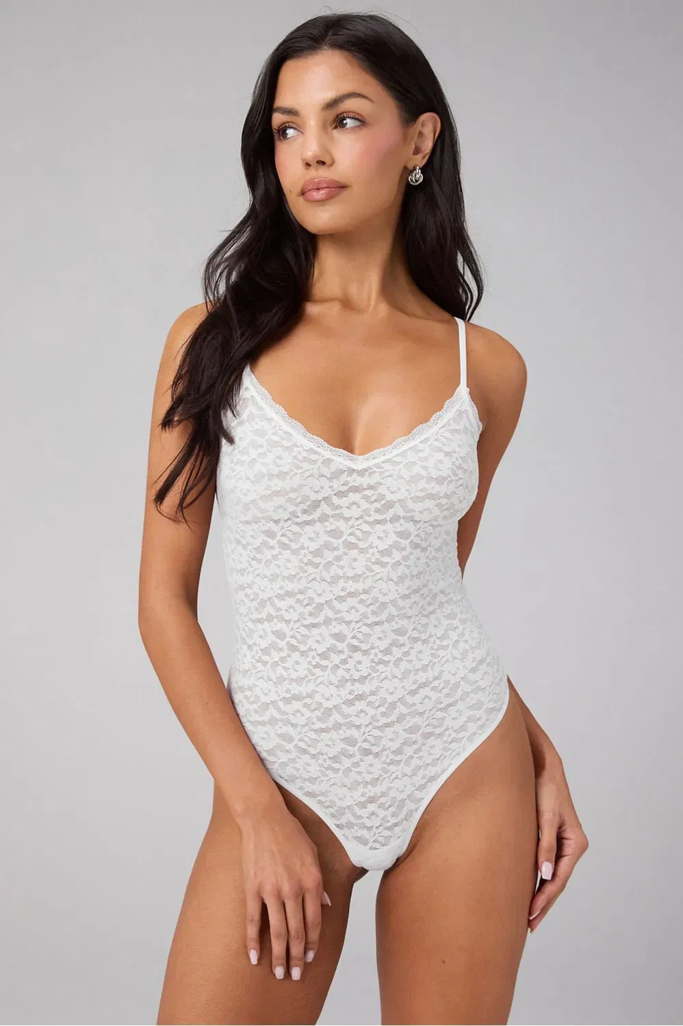 Fabletics Lush Lace Strappy Bodysuit