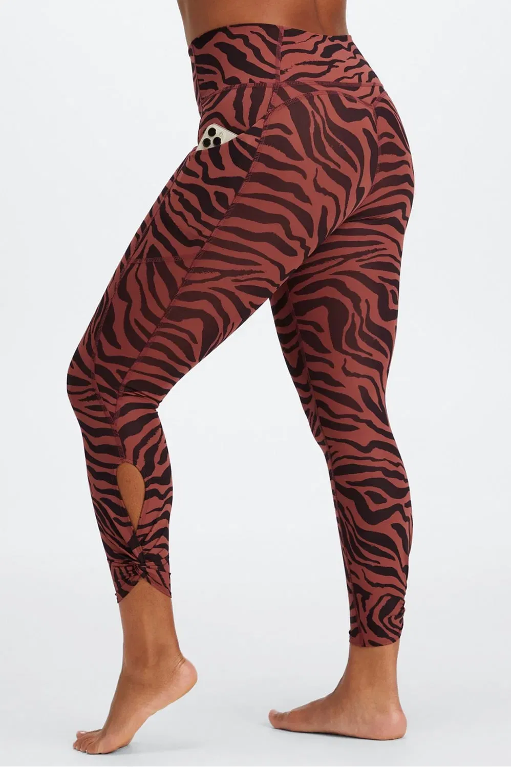 Fabletics Oasis PureLuxe High - Waisted Twist 7/8 Legging
