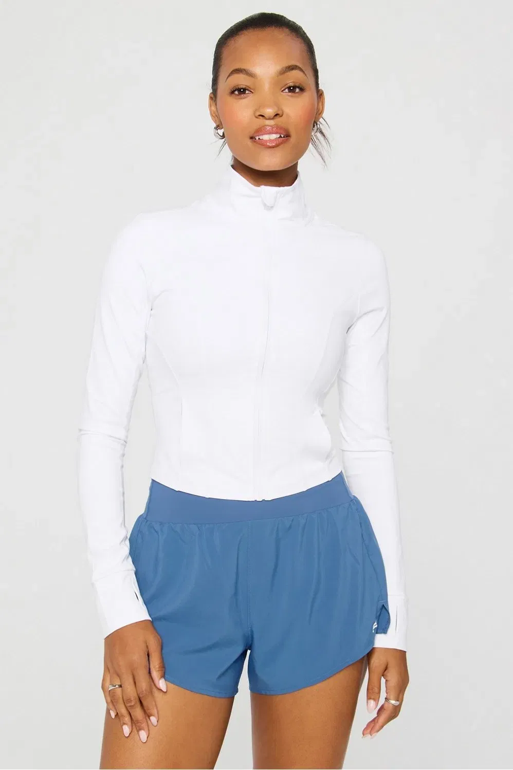 Fabletics Perfect Storm Cropped Train Jacket