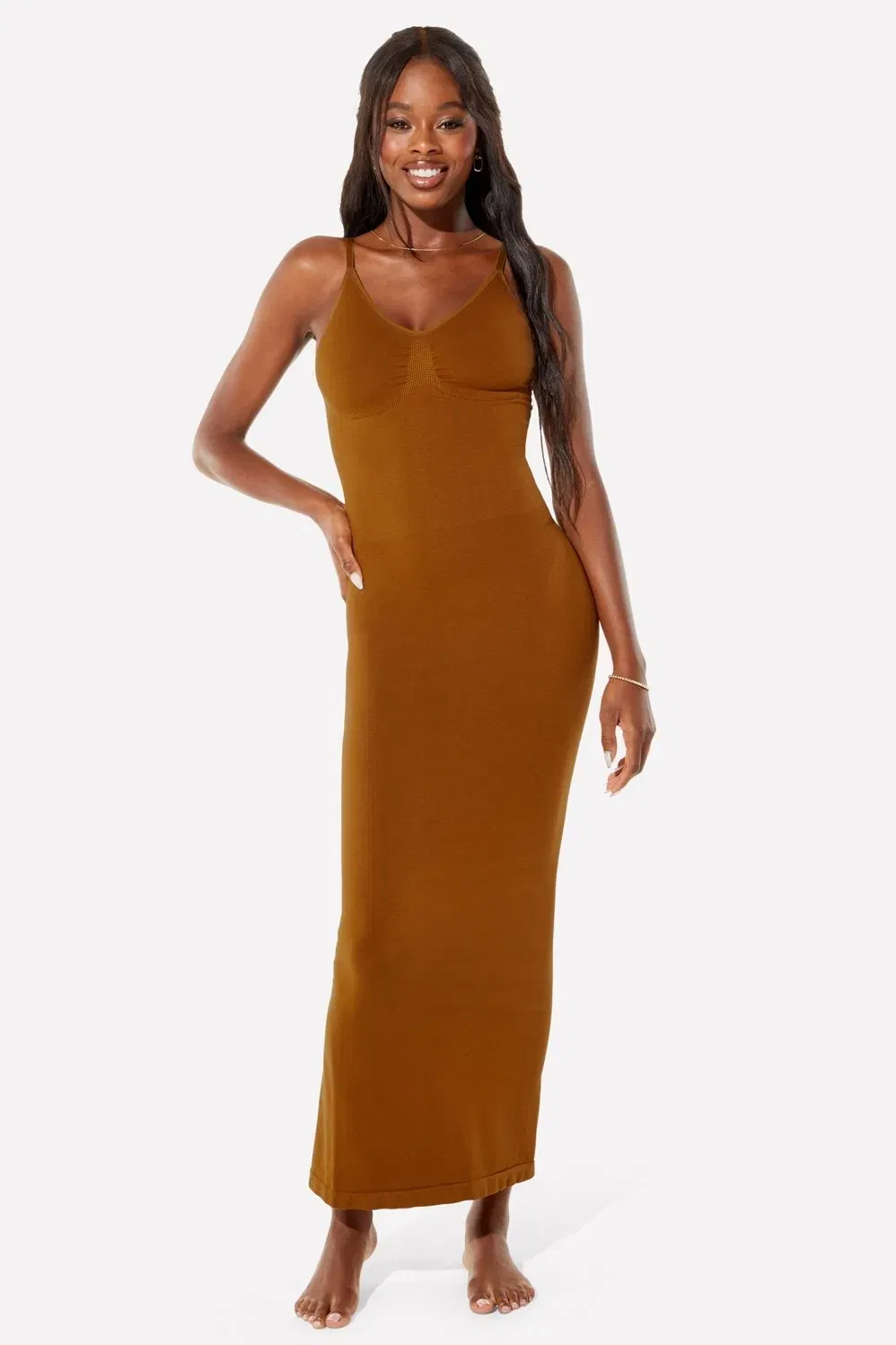 Fabletics Smooth As Hell Shaping Maxi Dress