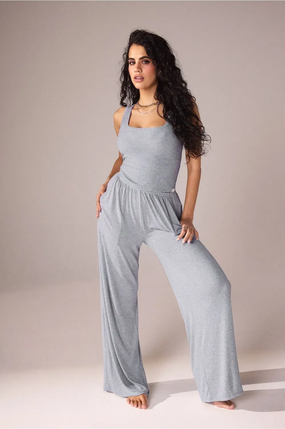 Fabletics Soft Rib Wide Leg Pant