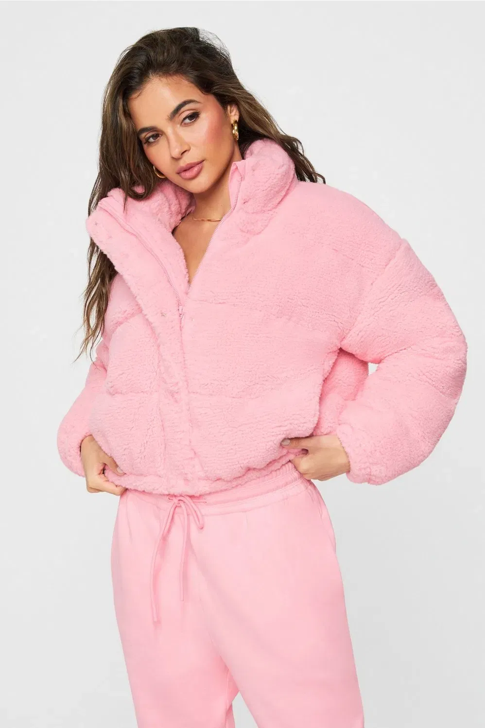 Fabletics Teddy Puffer Jacket