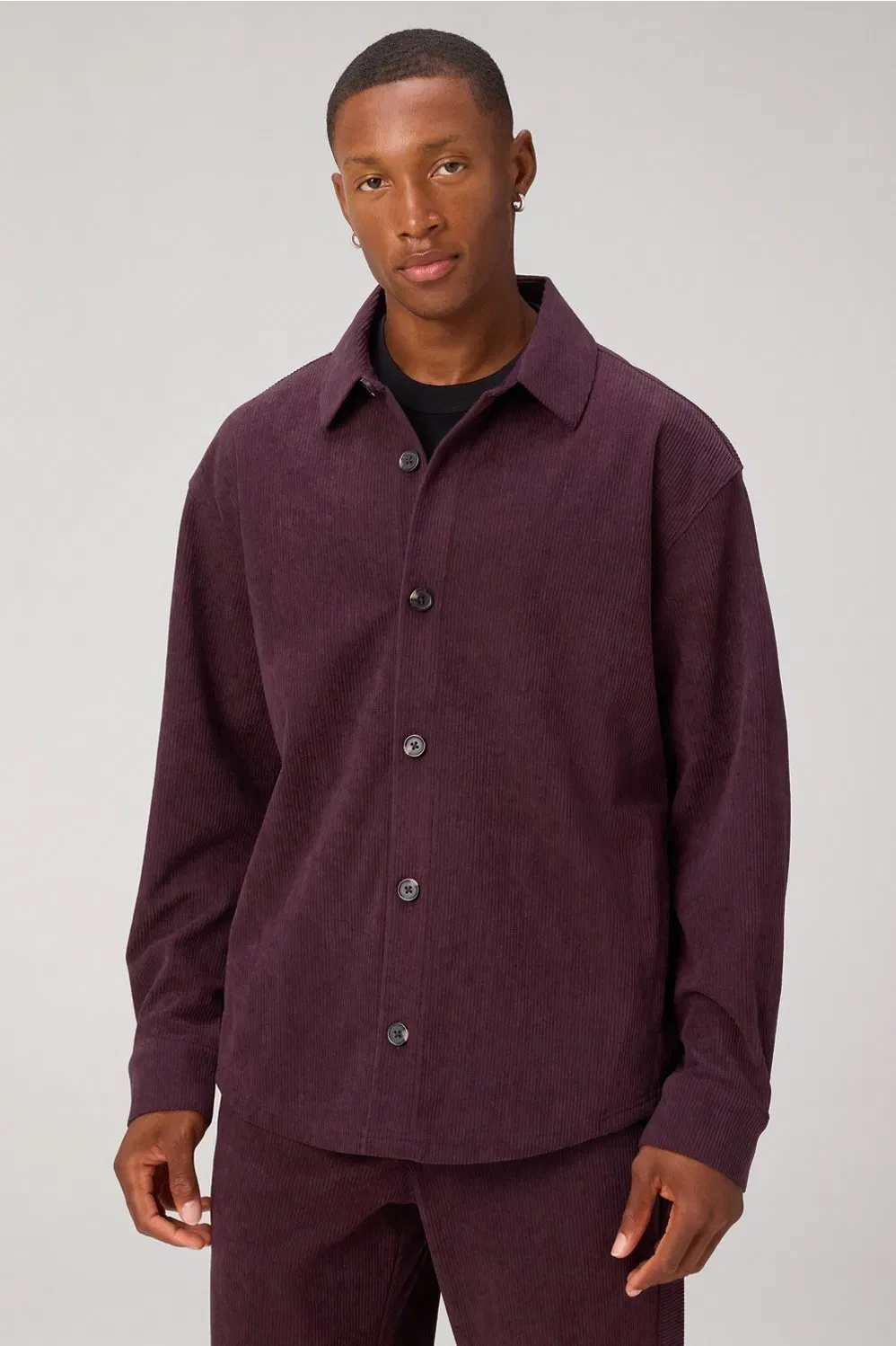Fabletics The Club Cord Relaxed Shirt Jacket