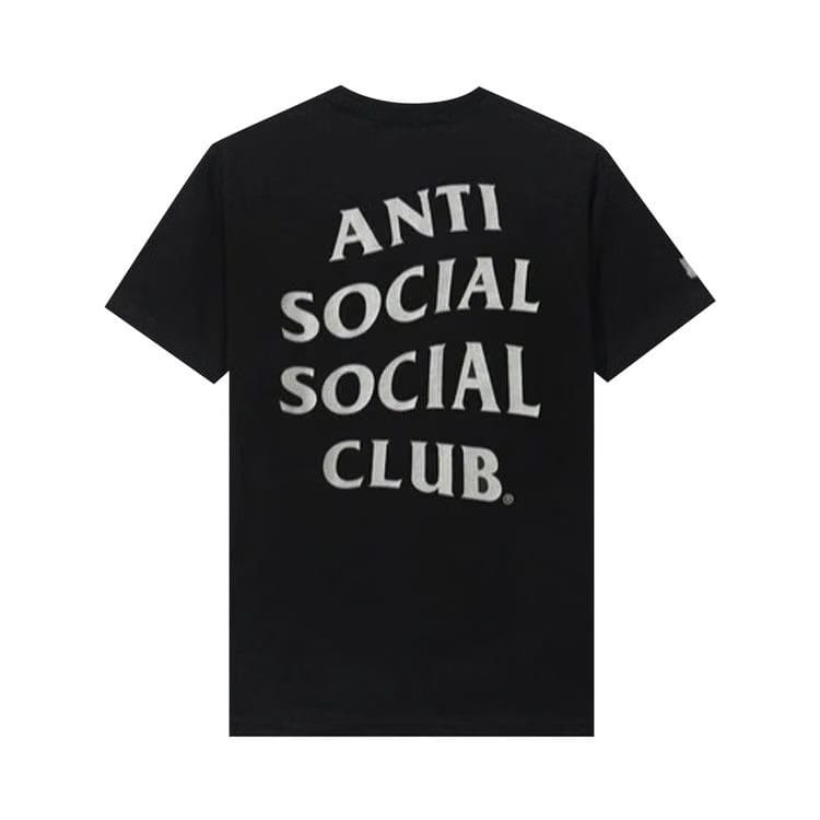 Anti Social Social Club Undefeated Paranoid Logo T-Shirt Black
