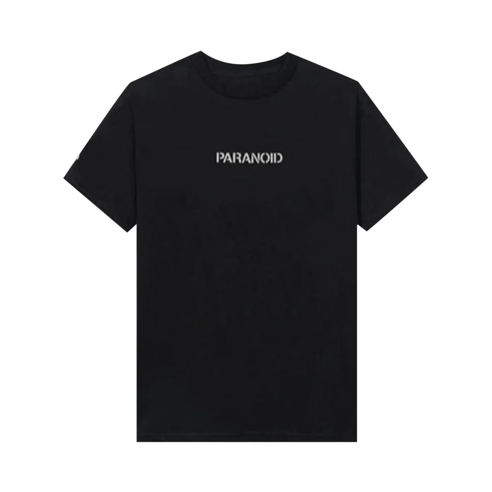 Anti Social Social Club Undefeated Paranoid Logo T-Shirt Black