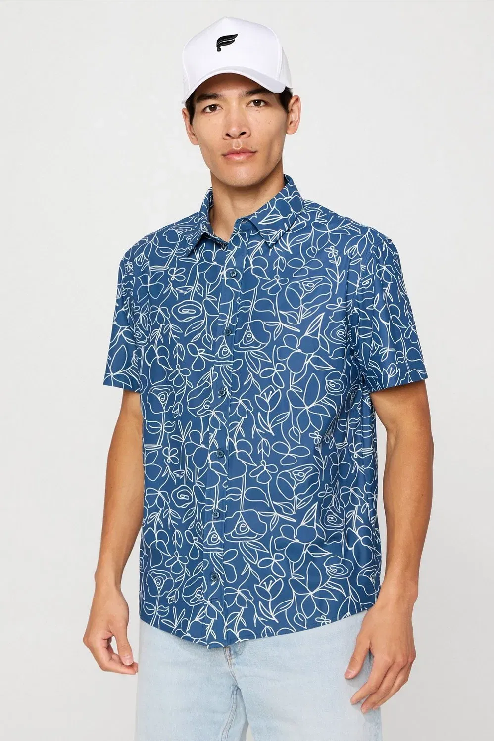 Fabletics The Don Short Sleeve Button Up