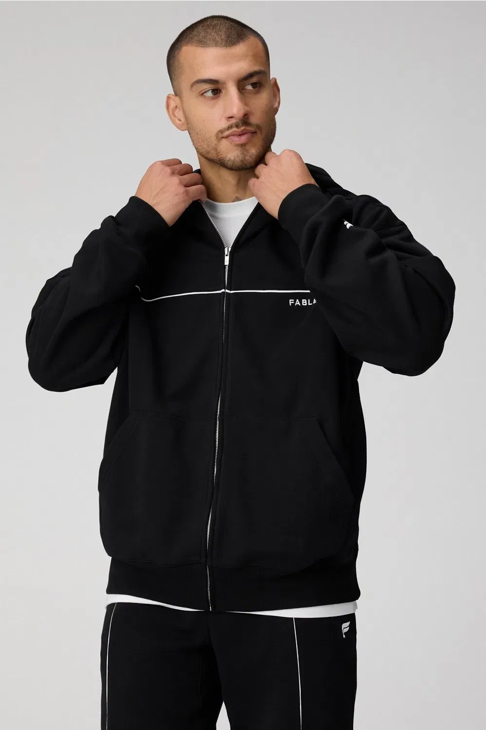 Fabletics The Go - To Full Zip Hoodie (Oversized)