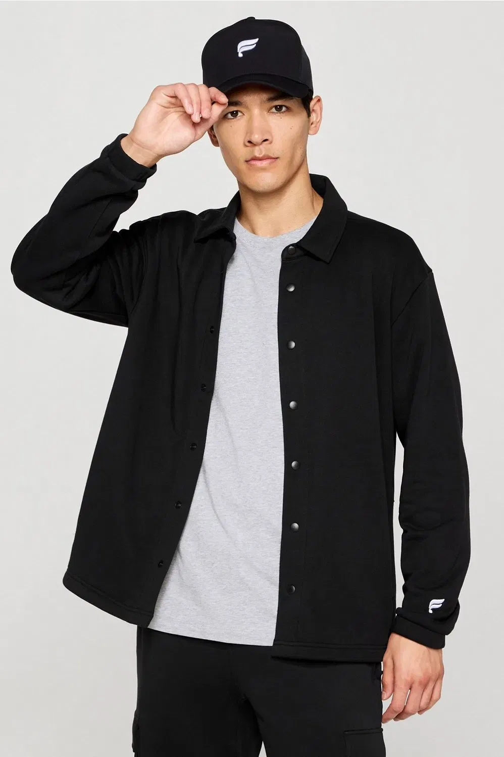Fabletics The Year Round Terry Shirt Jacket