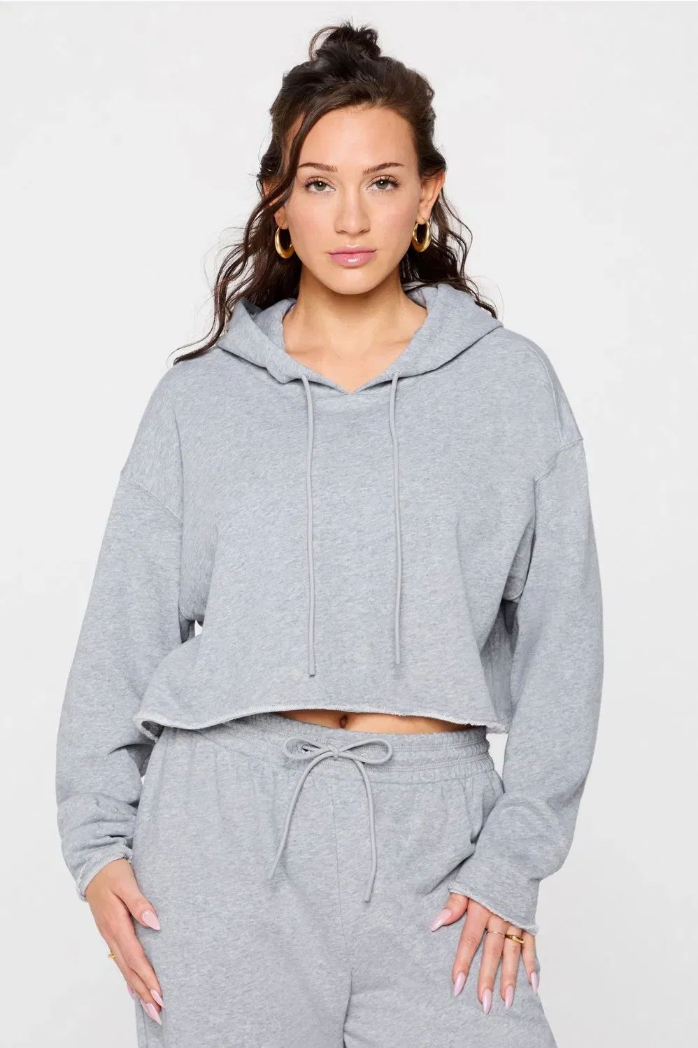 Fabletics Year Round Terry Cropped Hoodie
